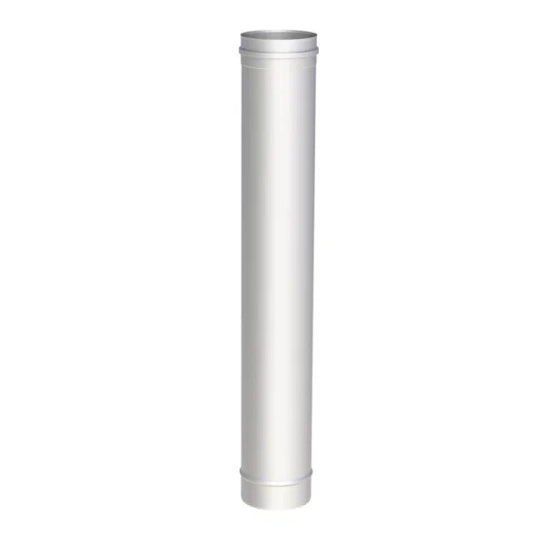 Vienasienis nerūdijančio plieno dūmtraukis Jeremias EW-FU Ø160mm, 1m.