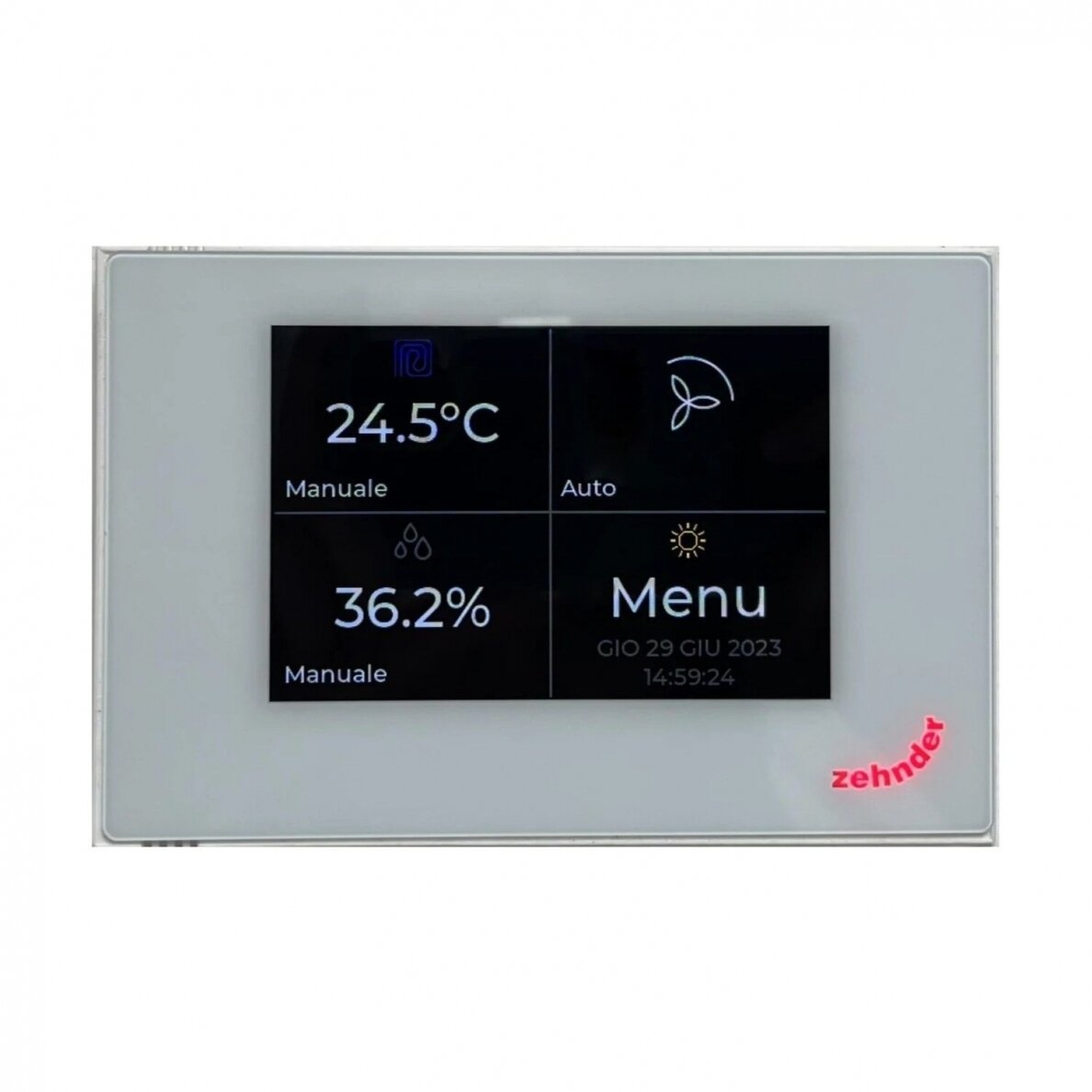 Zehnder išmanus valdymo pultas Multi Control, baltas Zehnder išmanus valdymo pultas Multi Control, baltas